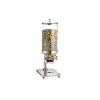 product of TableCraft 69 Cereal Dispenser - 50 Oz Capacity, 13" x 10" x 26.5" Polycarbonate, Steel Base - 1/Each