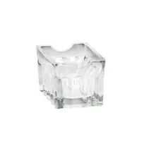 product of TableCraft Products H121 Sugar Packet Rack, 3-1/4" x 2-1/2" x 2", Fluted Glass, Dishwasher Safe