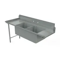 product of Tarrison TA-SPDT272L 72" Straight Soiled Dishtable w/ Left Table, Pre-Rinse Sink, 7.5" Backsplash
