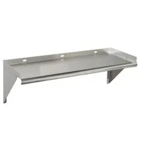 product of Tarrison TA-WS1596 16 Gauge Stainless Steel Wall Mounted Shelf - 96"W x 15"D