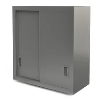 product of Tarrison TC-C1430W 30" Stainless Steel Enclosed Wall Mount Cabinet w/ Sliding Doors