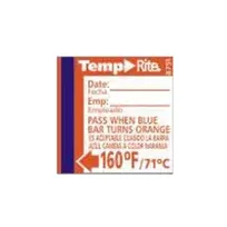 product of Taylor Precision 8751 Temp Sensor, TempRite Stick-On Labels, 160°F 71°C ±2°F, 24 Labels/Pack