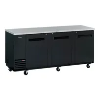 product of Turbo Air TBB-4SBD-N 90" Three Section Back Bar Cooler with Solid Door, 36.47 cu. ft.