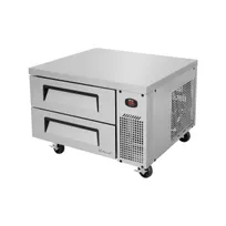 product of Turbo Air TCBE-36SDR-N6 35" 2 Drawers Super Deluxe Chef Base Refrigerator, Flat Top, 4.98 cu. ft.