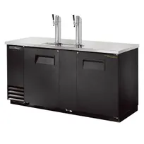 product of True TDD-3-HC 69" Solid Swing Door Direct Draw Beer Dispenser with 2 Taps & 3 Keg Capacity