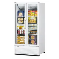 product of Turbo Air TGF-35SDH-N 39" 2 Glass Door Freezer Merchandiser, White or Black, 30.9 cu. ft.