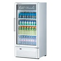 product of Turbo Air TGM-10SD-N6 25" 1-Glass Door Merchandiser Fridge, 8.12 cu. ft., White or Black Color