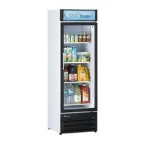 product of Turbo Air TGM-14RV-N6 23" 1-Glass Door Merchandiser Refrigerator, White Cabinet, 12.17 cu. ft., Low‑E Glass