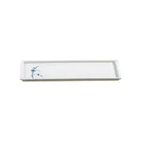 product of Thunder Group 0900BB Sandwich Tray, 13-1/2" X 4-1/2", Rectangular, Break-Resistant - Dozen