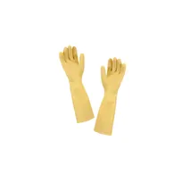 product of Thunder Group PLGL004 Yellow Dishwashing Glove, 9" x 16", Large Elbow, Latex, Washable - 1 Dozen