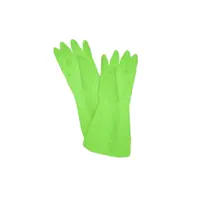 product of Thunder Group PLGL004GR Latex Gloves, Small, 12" x 3-7/8", 18 Mil, Textured, Green, 1 Pair