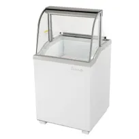 product of Turbo Air TIDC-26W-N 26" Ice Cream Dipping Cabinet w/ Curved Sneeze Guard