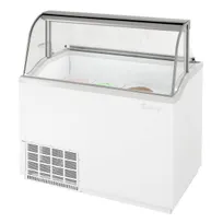 product of Turbo Air TIDC-47W-N 47" Ice Cream Dipping Cabinet w/ Curved Sneeze Guard