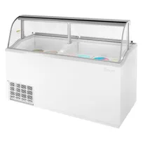 product of Turbo Air TIDC-70W-N 68" Ice Cream Dipping Cabinet w/ Curved Sneeze Guard