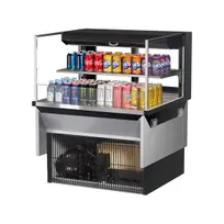 product of Turbo Air TOM-36L-UFD-W(B)-2SI-N 36" Drop In Open Refrigerated Deli Display Case