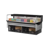 product of Turbo Air TOM-72L-UF-W(B)-1SI-N 79" Drop In Open Refrigerated Deli Display Case