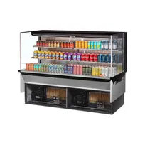 product of Turbo Air TOM-72L-UF-W(B)-3SI-N 72" Drop In Open Refrigerated Deli Display Case
