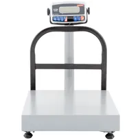 product of Tor-Rey EQB-50/100 Scale 50kg/100lb, 0.01kg/0.02lb, 1 1/4" Backlit Display, 15x19" Platter, Battery, Epoxy Finish