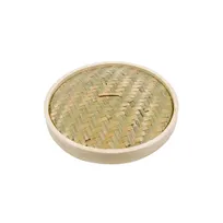 product of Town 34210C Steamer Cover Only, 10" Bamboo, Fits 10" Bamboo Steamer Basket, Durable Natural Material