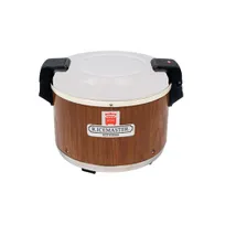 product of Town 56916W RiceMaster® Commercial Rice Warmer, 72 Cups, Wood Grain Finish, 120V, 100W