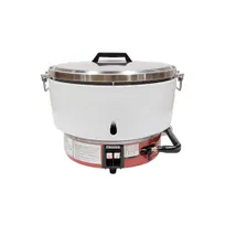 product of Town RS-50N-R RiceMaster® Commercial Gas Rice Cooker, 110 Cups (55 Cup Raw), Red Base Color