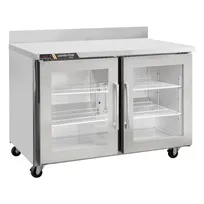 product of Traulsen C Series CLUC-36R-GD-WTLL 36" 2-Section Worktop Refrigerator w/ 2 Glass Doors