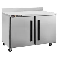 product of Traulsen C Series CLUC-48F-SD-WTLR 48" 2-Door Worktop Freezer, Stainless Steel Exterior, 13.3 cu. ft.