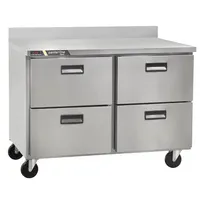 product of Traulsen C Series CLUC-48R-DW-WT 48" 2-Section WorkTop Refrigerator w/ 4 Drawers