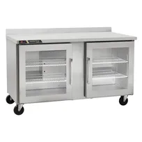 product of Traulsen C Series CLUC-60R-GD-WTLL 60" 2-Section Worktop Refrigerator w/ 2 Glass Doors