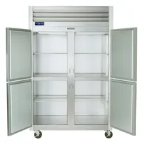 product of Traulsen G22000 52" 2-Section Reach-In Freezer, 4 Half Solid Doors, Top Mounted, 46 cu. ft., Stainless Steel