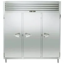 product of Traulsen RDT332WUT-FHS 86" 3-Section Reach-In Refrigerator Freezer Combo w/ 3 Solid Doors, All Stainless Steel