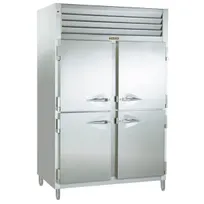 product of Traulsen RET232NUT-HHS 52" 2-Section Thawing Reach-in Refrigerator w/ 4 Half Solid Doors, Top Mount, 36.36 cu. ft.