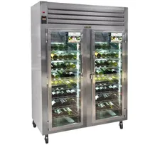 product of Traulsen RH226W-WR01 58" Glass Door Wine Refrigerator, Single Temperature, 154 Bottles