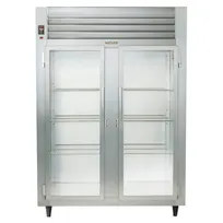 product of Traulsen RHF232W-FHG 2-Section 2-Door "Standard Depth" Heated Holding Cabinet, Stainless Steel, Glass Doors, Shelves