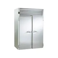 product of Traulsen RI232LP-COR01 2-Section Roll-Thru Heated Holding Cabinet, 80.2 cu ft, Stainless Steel, Solid Doors, Digital Thermometer