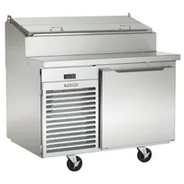 product of Traulsen TS048HT 48" 1-Section Refrigerated Pizza Prep Table w/ 1 Door, (6) 1/3 Pans
