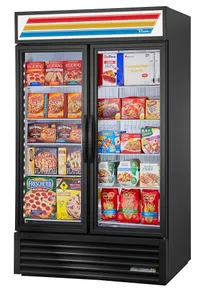 product of True GDM-43F-FLX-HC~TSL01 47" 2 Glass Door Refrigerator/Freezer Convertible Merchandiser