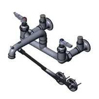 product of T&S Brass B-0651-POL Service Sink Faucet, 8" Centers