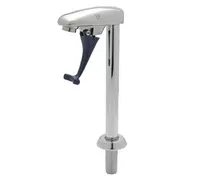 product of T&S Brass B-1210-M Glass Filler Faucet, Deck Mount Pedestal, 1/2" Npt Male Shank