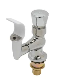 product of T&S Brass B-2360-01 Bubbler, Flexible Mouth Guard, Push Button Metering Handle