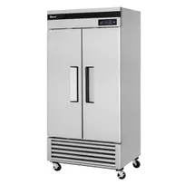 product of Turbo Air TSF-35SDN-N 39.5" 2-Solid Door Reach-In Freezer, Bottom Mounted, 29.19 cu. ft., Stainless Steel