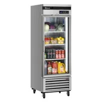 product of Turbo Air TSR-23GSD-N6 27" 1-Glass Door Merchandiser Refrigerator, 20 cu. ft., Stainless Steel