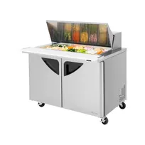 product of Turbo Air TST-48SD-18-N 48" Mega Top Sandwich/Salad Prep Table w/ 2 Doors, 18 Pans