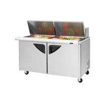product of Turbo Air TST-60SD-24-N 60" Mega Top Sandwich/Salad Prep Table w/ 2 Doors, 24 Pans