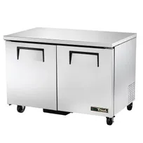 product of True TUC-48-HC 48" 2-Section Undercounter Refrigerator w/ 2 Solid Doors