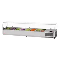 product of Turbo Air CTST-1800G-13-N 70" E-Line Countertop Salad Table, 8 Pan Capacity