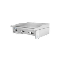product of Turbo Air TAMG-36 36" Countertop Manual Gas Griddle, 3/4" Steel Plate, 66.000 BTU