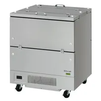 product of Turbo Air TMKC-34-2-SS-N6 34" Dual Sided Milk Cooler, Cold Wall, 8 Crates Capacity