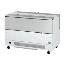 product of Turbo Air TMKC-58-2-WS-N6 58" Dual Sided Milk Cooler, Cold Wall, 16 Crates Capacity
