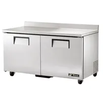 product of True TWT-60-HC 60" 2-Section Worktop Refrigerator w/ 2 Doors, Rear Mounted